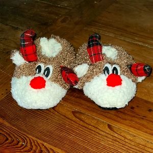 Raindeer Slippers size 11/12